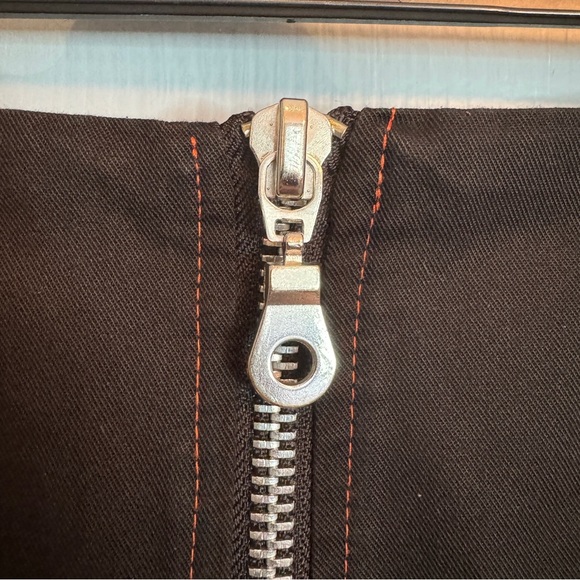 The Ragged Priest Y2K Baggy Cargo Pants Sz S Contrast Stitching Mall Goth Emo - Picture 6 of 16